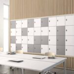 lockers hout magneetkaart