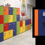 lockers hout cijferslot