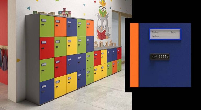 lockers hout cijferslot