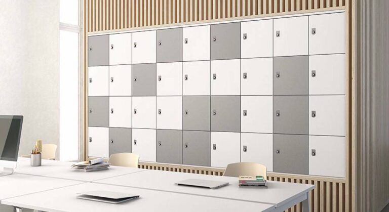 lockers hout magneetkaart