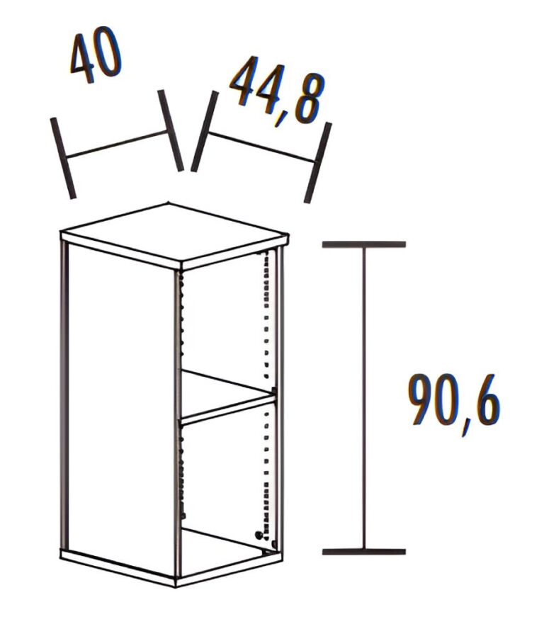 2 lockers buitenmaten