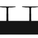 elektrisch bench bureau met wang