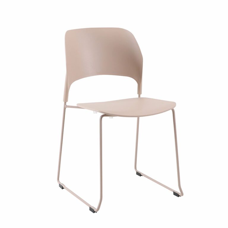 kunststof stoel komei taupe