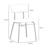 stapelbare stoel Ryotaro