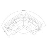 ronde balie 437 cm of 486 cm