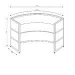 ronde balie 437 cm of 486 cm