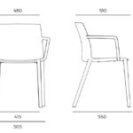 kunststof stoel Like Eco