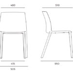 kunststof stoel Like Eco