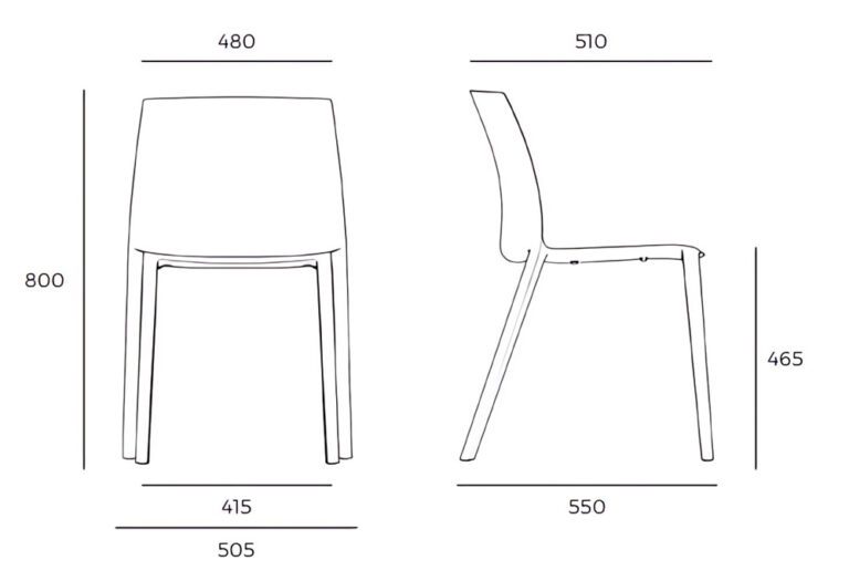 kunststof stoel Like Eco