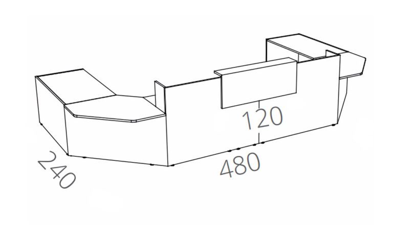 receptiebalie Karl U-opstelling