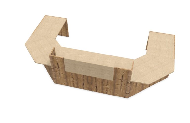 receptiebalie Karl U-opstelling