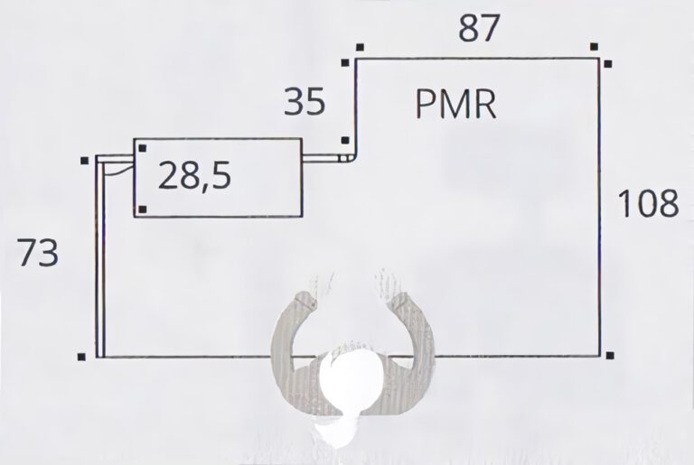 Receptiebalie Karl 180cm