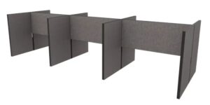 Akoestische tussenwand 6 bureaus