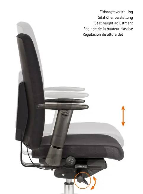 Ergonomische bureaustoel Erik