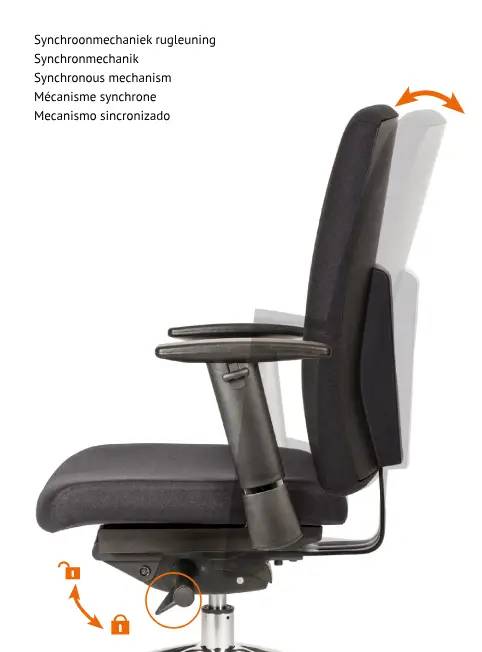 Ergonomische bureaustoel Erik