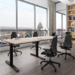 Vergadertafel elektrisch verstelbaar