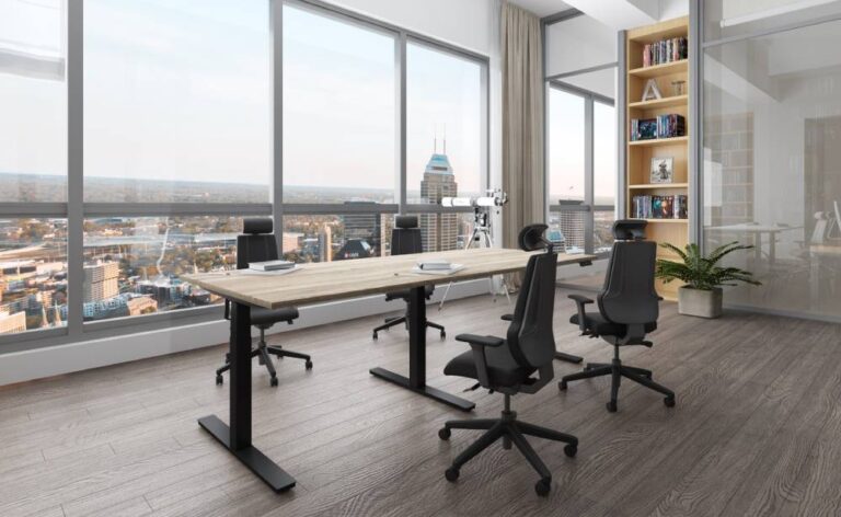 Vergadertafel elektrisch verstelbaar