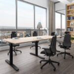 Vergadertafel elektrisch verstelbaar