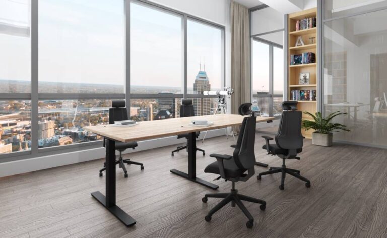 Vergadertafel elektrisch verstelbaar