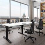 Vergadertafel elektrisch verstelbaar