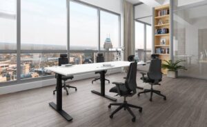 Vergadertafel elektrisch verstelbaar