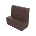 Wachtkamer treinbank bruin