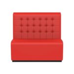 Wachtkamer treinbank rood