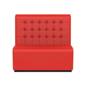 Wachtkamer treinbank rood