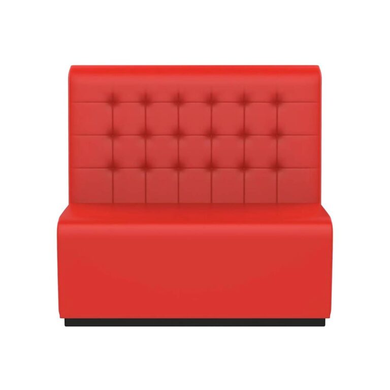 Wachtkamer treinbank rood