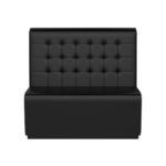 Wachtkamer treinbank zwart