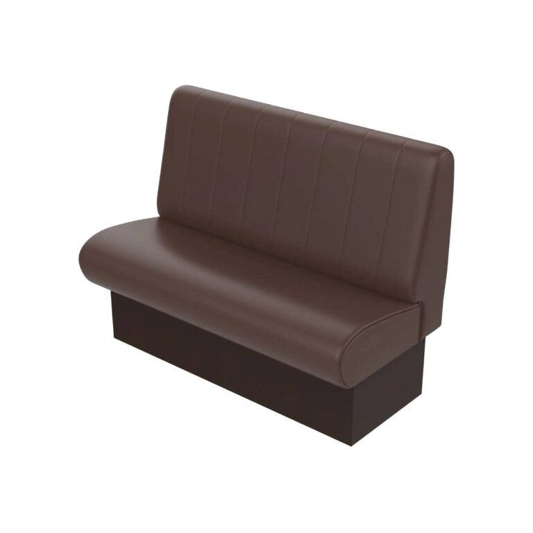 Wachtkamer wandbank bruin