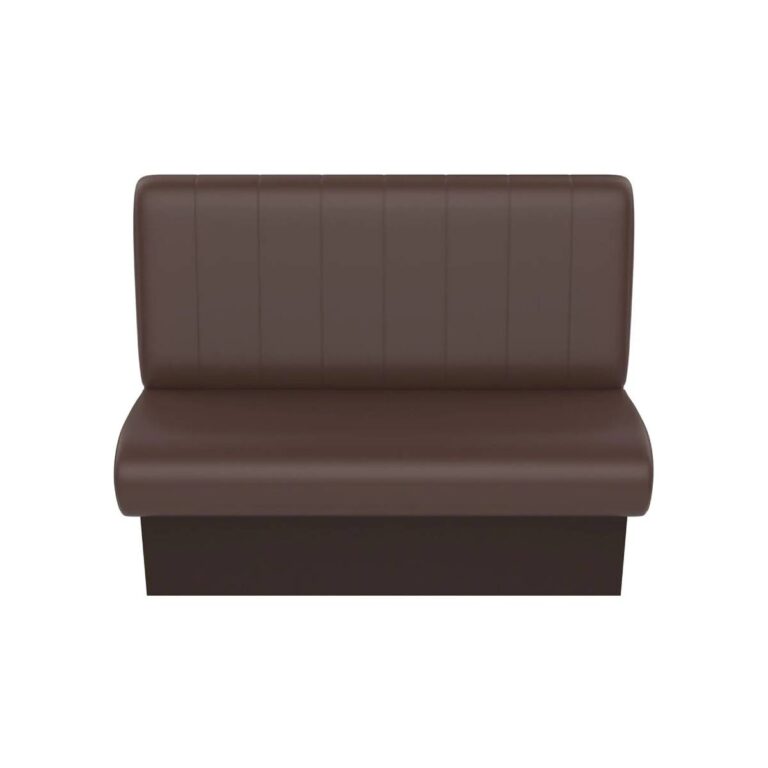 Wachtkamer wandbank bruin