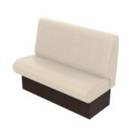 Wachtkamer wandbank in de creme