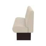 Wachtkamer wandbank creme