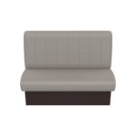 Wachtkamer wandbank grijs