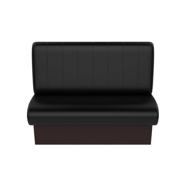 Wachtkamer wandbank zwart