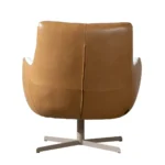 Stoere fauteuil Cognac