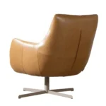 Stoere fauteuil Cognac