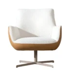 Stoere fauteuil Cognac
