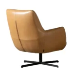 Stoere fauteuil Cognac