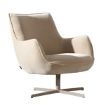 Stoere fauteuil Cognac