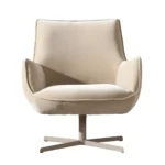 Stoere fauteuil Cognac