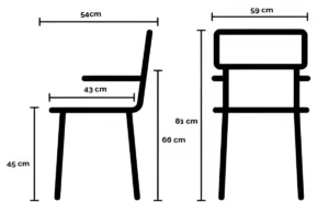 Kunststof stoel Nassau