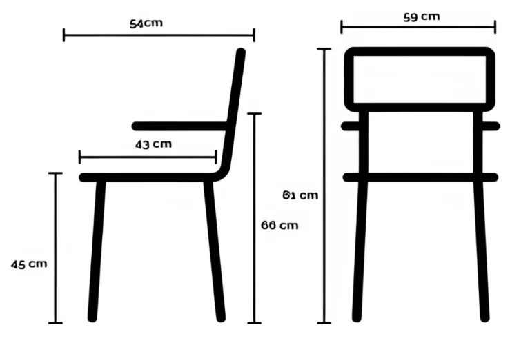 Kunststof stoel Nassau