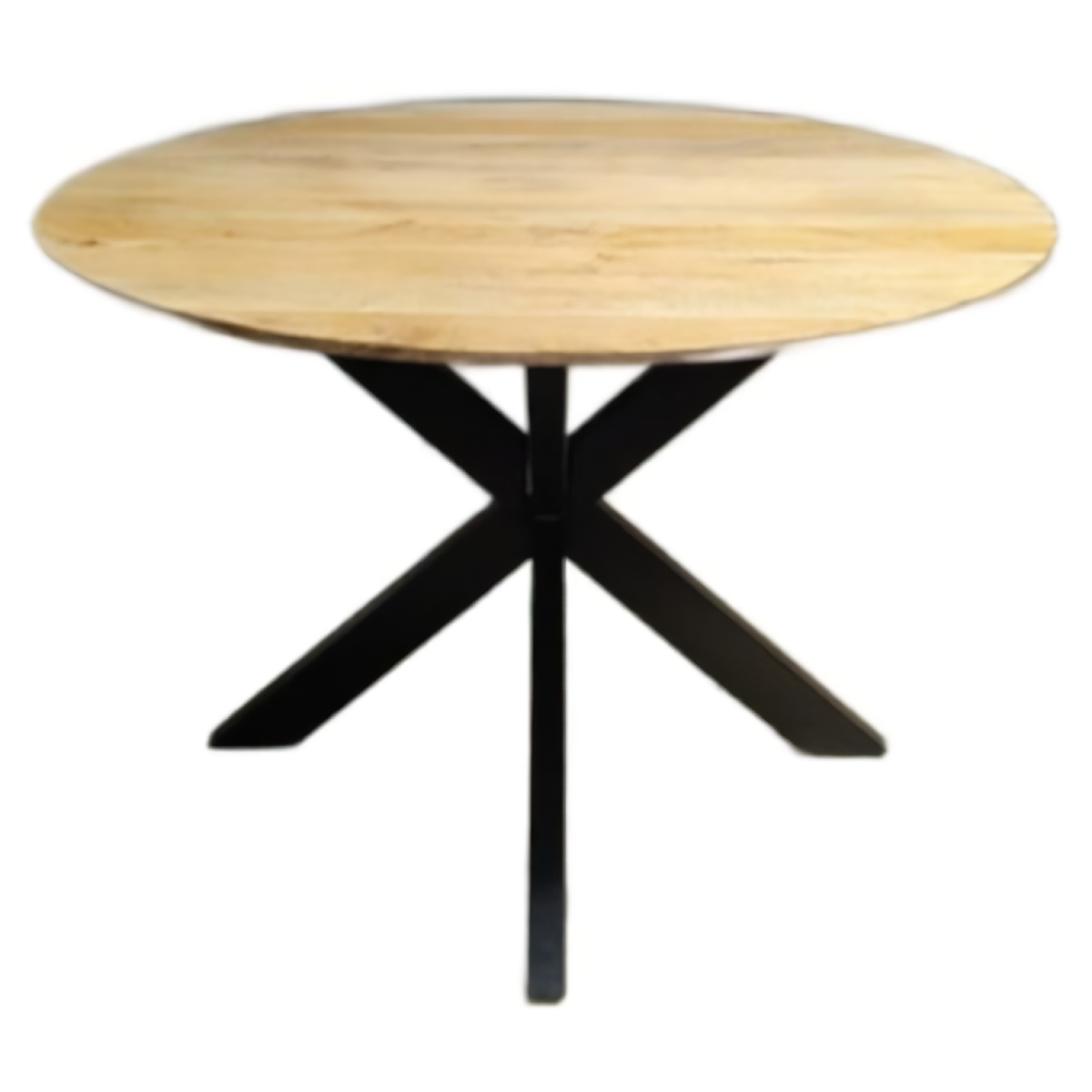 ronde bijzettafel mango 70cm diameter naturel