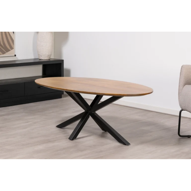 salontafel 130x70 cm ovaal naturel 2