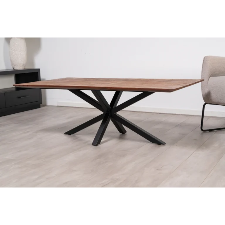 salontafel 130x70 cm rechthoek bruin