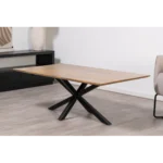 salontafel 130x70 cm rechthoek naturel