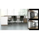 receptiebalie zwart achterkant binnenzijde