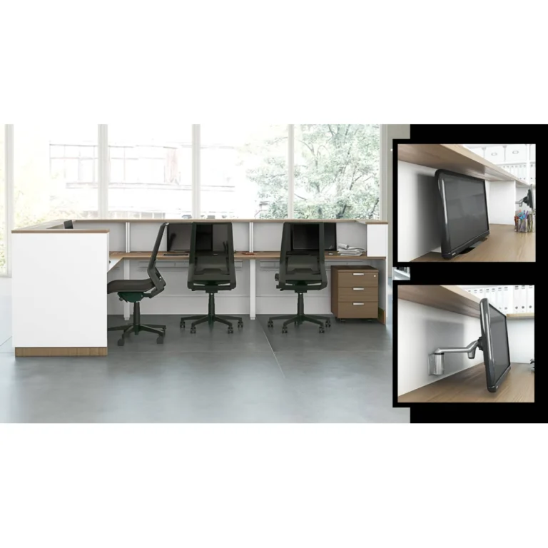 receptiebalie zwart achterkant binnenzijde